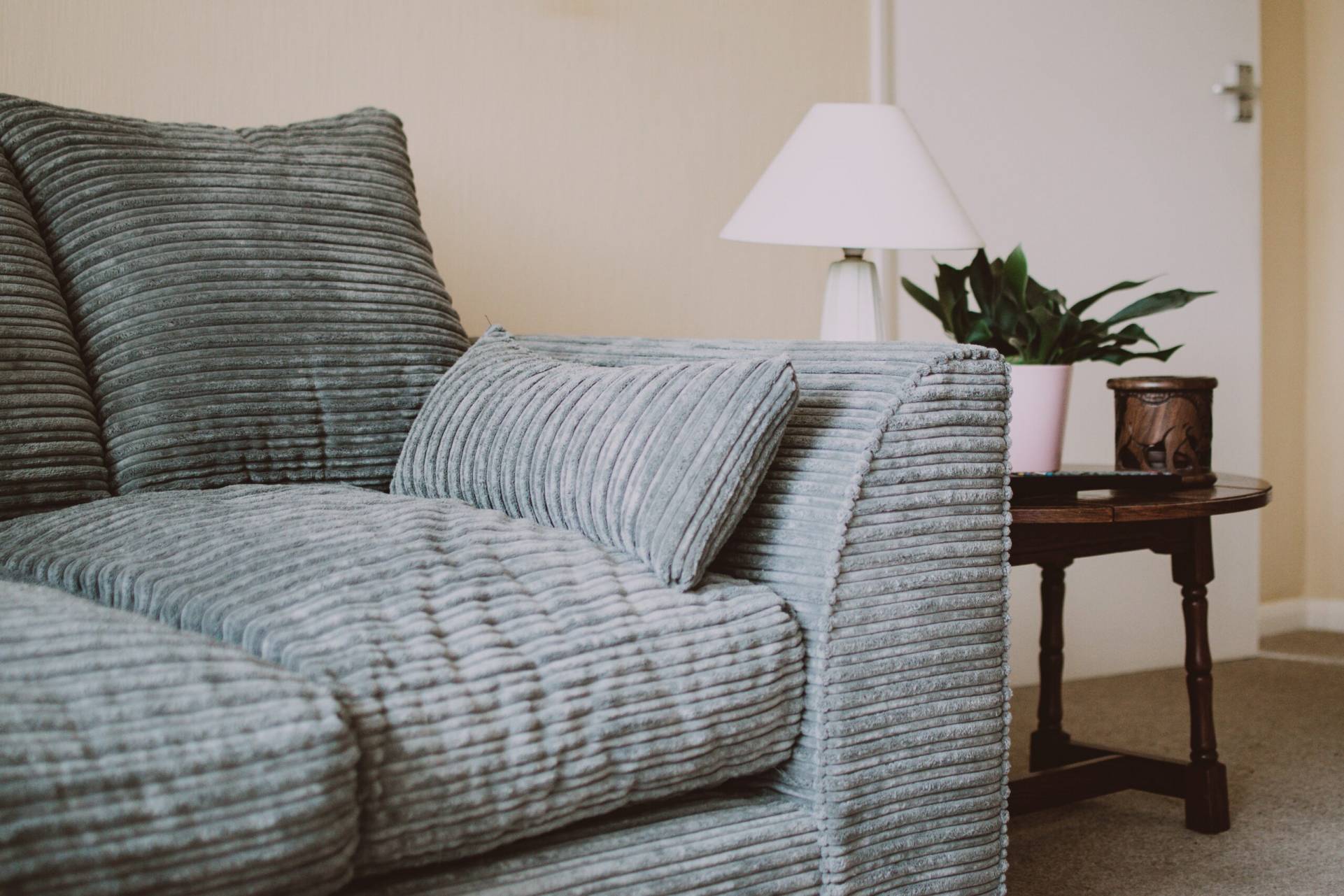 grey sofa image